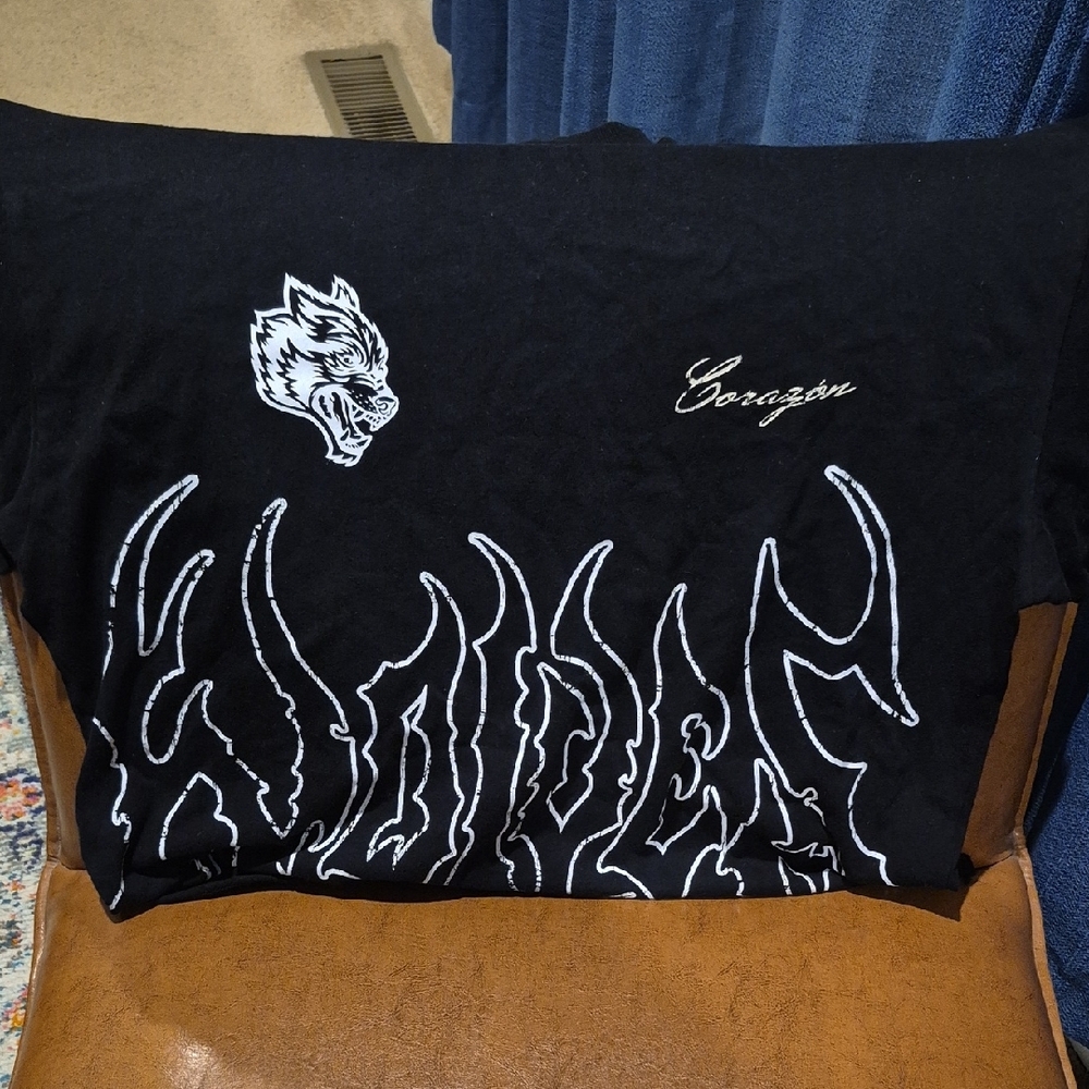 DARC SPORT Black Graphic T-Shirt with White Design